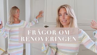 RENOVERINGSVLOGG  Svarar på frågor och visar nuläget på huset [upl. by Zevahc956]