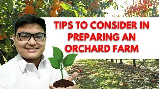 Tips to Consider in Preparing an Orchard Farm [upl. by Sussna]