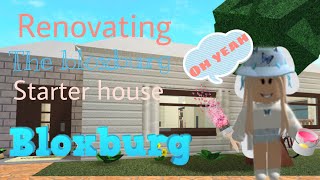 ￼ Renovating the Bloxburg starter house￼ 14k  Bloxburg 😀😅😃😇🥰￼ [upl. by Glassco765]