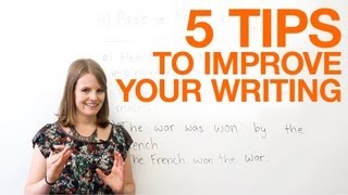 5 tips to improve your writing [upl. by Renaldo]