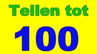 Tellen tot 100 honderd peuters kleuters cijfers leren [upl. by Nollahs]