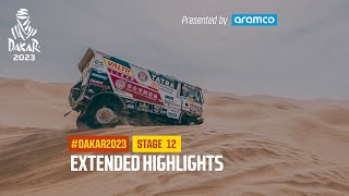 Extended highlights of Stage 12 presented by Aramco  Dakar2023 [upl. by Alokin]