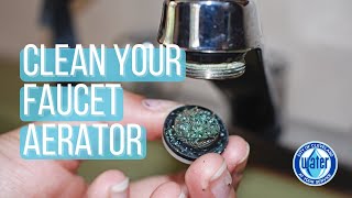 How to Clean Faucet Aerators [upl. by Nydnarb]