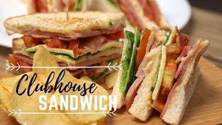 How To Make Clubhouse Sandwich At Home  Sandwich Recipes [upl. by Whitaker]