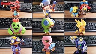 Brawl Stars clay Art  LeonSpikeCrowTaraRico  브롤스타즈 클레이 아트 [upl. by Steinway]