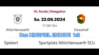 Relegation SCU Altlichtenwarth gegen SV Strasshof [upl. by Aekim]