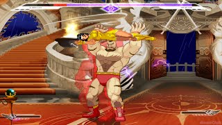 Mugenation Battle PC Version 10  Borchid VS Zangief  Gameplay [upl. by Ailecra]