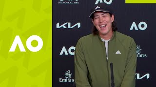 Garbine Muguruza quotI feel like I took controlquot press conference 3R  Australian Open 2021 [upl. by Ycat316]