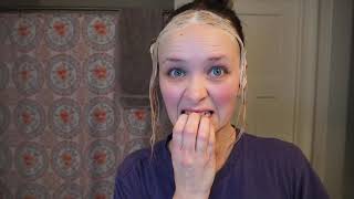 I bleached my hair on my own Toning twice in 24 hours Full Video [upl. by Aleka]