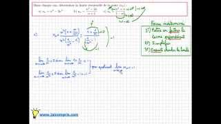 limite de suite et forme indéterminée  Comment faire  Terminale S [upl. by Anuska]