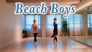 Beach Boys linedance  Cho Marianne Langagne [upl. by Aehcsrop35]