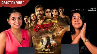 Singham Again  Trailer Reaction  Social Kandura Reacts  Rohit Shetty  Ajay Devgan [upl. by Adamski870]