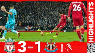 Highlights Liverpool 31 Newcastle Utd  Trent seals it with a screamer [upl. by Llertnom915]