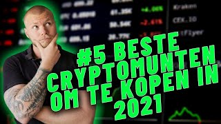 5 BESTE CRYPTOMUNTEN OM IN TE INVESTEREN IN 2021 Deze Crypto Kopen Om Cryptomiljonair te Worden [upl. by Etnoek204]