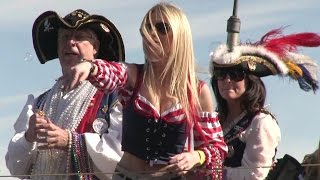 2015 Gasparilla Day Parade Tampa FL [upl. by Llenna]