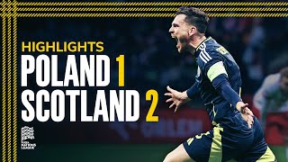 Poland 12 Scotland  Andy Robertson Scores Late Winner  2024 UEFA Nations League Highlights [upl. by Meehahs]