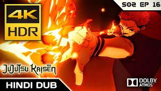 Sukuna Vs Jogo Full Fight In Hindi 4K 60FPS Jujutsu Kaisen Season 2 Ep 16 In Hindi Reaction [upl. by Fedak461]