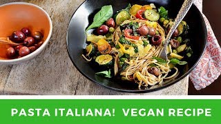 Pasta Italiana Vegan Recipe [upl. by Eenrahc]