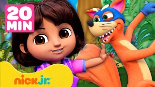 Dora  As Furtivas Mais Astutas do Swiper 🦊 2  20 Minutos  Nick Jr em Português [upl. by Sitof]