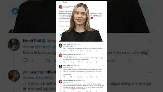 Hanif Bali M i twitterbråk med Annika Strandhäll S om Lars Vilks [upl. by Alin]