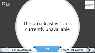 Bracknell United 1st XI v Thatcham Town CC 2nd XI [upl. by Ecirtaeb]