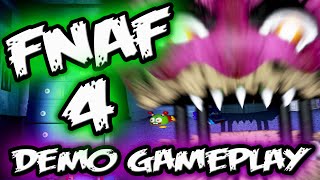 FNAF 4 DEMO NIGHT 3  NIGHTMARE CUPCAKE JUMPSCARE  Five Nights at Freddys 4 GAMEPLAY Night 3 [upl. by Oos]