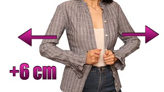 How to upsize a shirt or blouse to fit you perfectly [upl. by Anegue]