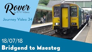 Bridgend to Maesteg Journey Video [upl. by Oruam]