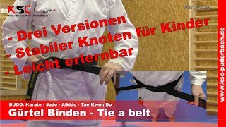 Wie binde ich meinen Gürtel richtig  How to tie a belt OBI correct [upl. by Noivad629]