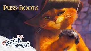 The Ultimate Cat Fight 😼 💃  Puss In Boots  Extended Preview  Movie Moments  Mega Moments [upl. by Roht]