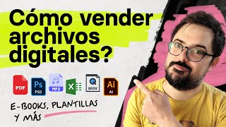 Cómo vender archivos digitales Ebooks plantillas y más [upl. by Fokos]