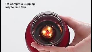 Electric Vacuum Cupping Massage Body Cups AntiCellulite Therapy Massager [upl. by Kilar778]