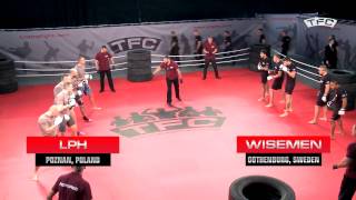 Fight 1 of the TFC Event 1 LPH Poznan Poland vs Wisemen Gothenburg Sweden [upl. by Melba]