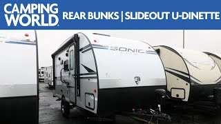 2019 Sonic Lite 169VUD  Travel Trailer  RV Review Camping World [upl. by Carnes]