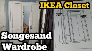 Ikea Wardrobe Closet Songesand Review [upl. by Eendyc583]