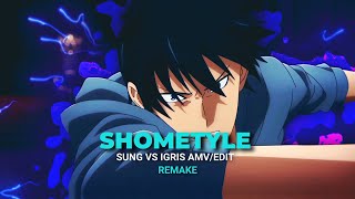 SHOMETYLE SUNG VS IGRIS AMVEDIT REMAKE [upl. by Estus752]