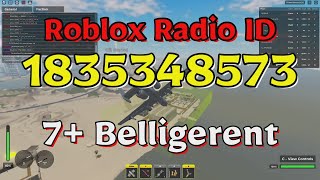 Belligerent Roblox Radio CodesIDs [upl. by Emili1]