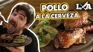 Pollo a la Cerveza Negra al Disco  Receta de Locos X el Asado [upl. by Morocco]