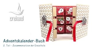 DIYAdventskalender selbst gestalten Teil 2 mit crehand und Stampin‘ Up [upl. by Nadabb800]