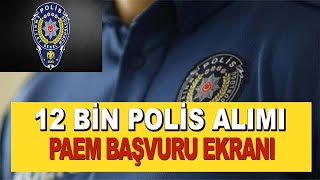 12 BİN POLİS ALIMI [upl. by Hgielrak]