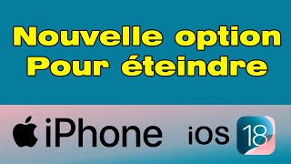 Comment éteindre iPhone iOS 18 sans le bouton [upl. by Gretchen]