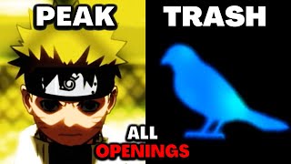 Ranking All 29 Naruto Openings [upl. by Nagel]