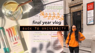 first day back at uni  King’s College London university vlog [upl. by Grenier595]