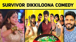 Survivor Zee Tamil Dikkiloona Song Comedy Review Ultimate comedy [upl. by Nnylyma]