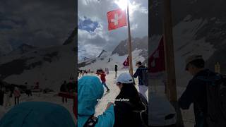 What it really looks like on Jungfraujoch of Switzerland 🏔highest train station in Europe [upl. by Atteuqahc]