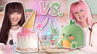 Dino Torte vs Ice Cream Torte ⚡️ BFF Battle  ViktoriaSarina [upl. by Annyahs]