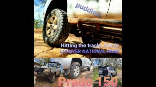 Prado 150 Lockyer Valley National Park 4WD Tracks 👍 [upl. by Alakam]