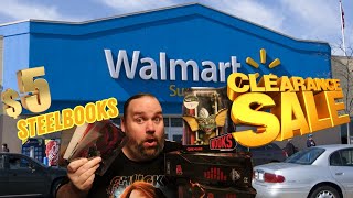 WALMART HAUL 5 STEELBOOKS AND CLEARANCE COLLECTIBLES [upl. by Ahola]