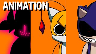 Vs Tails Doll and SonicEXE  Friday Night Funkin Animation fnf mods [upl. by Hniv306]