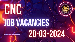 Job Vacancies 20 03 2024 [upl. by Ellenehc28]